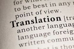 Translation-dictionary-entry