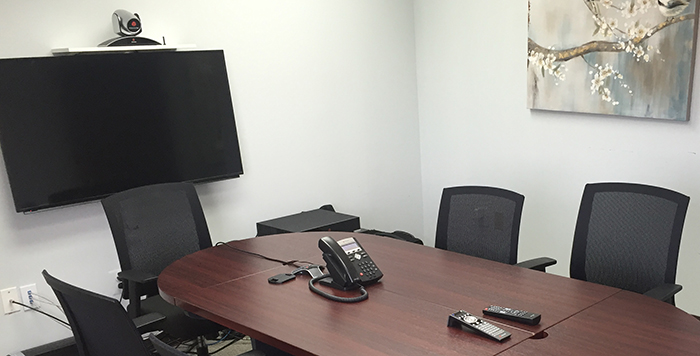 Videoconferencing room in Fairfax Virginia