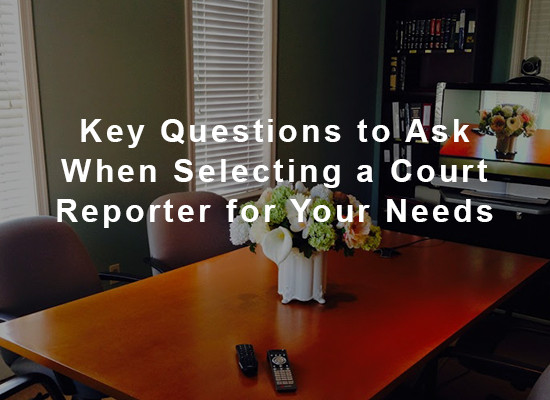 how to select a virginia court reporter