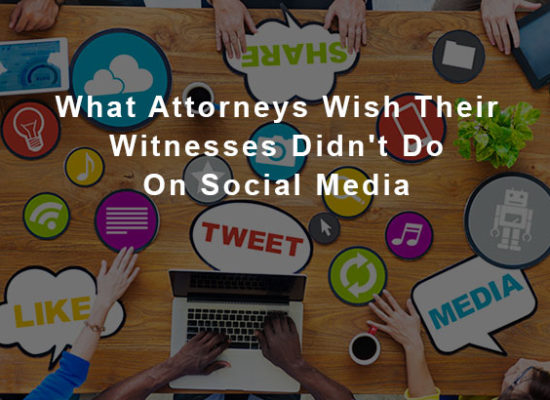 What Attorneys With Their Witnesses Didn't Do On Social Media